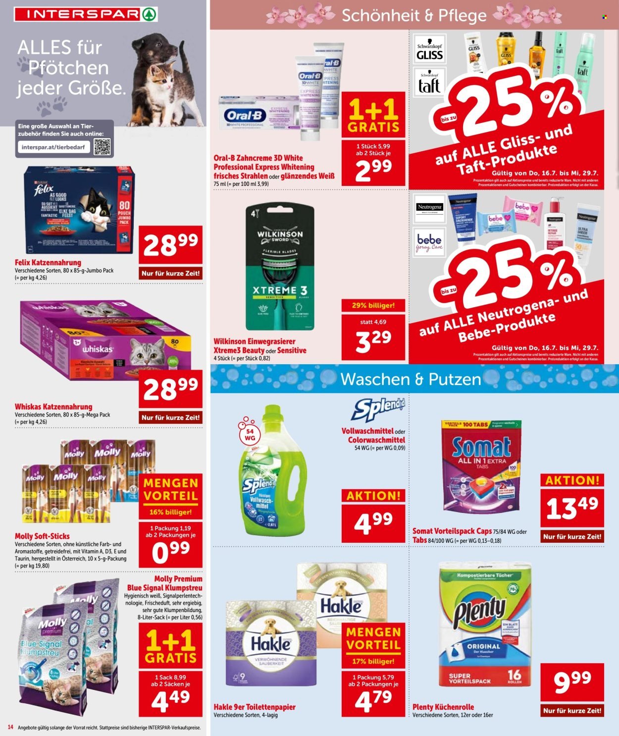 INTERSPAR Flugblatt - Ab Donnerstag, 16.7.2026