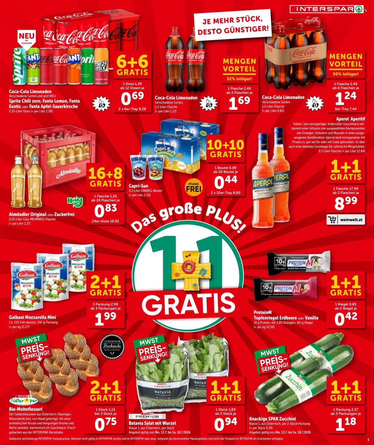 INTERSPAR Flugblatt - Ab Donnerstag, 16.7.2026