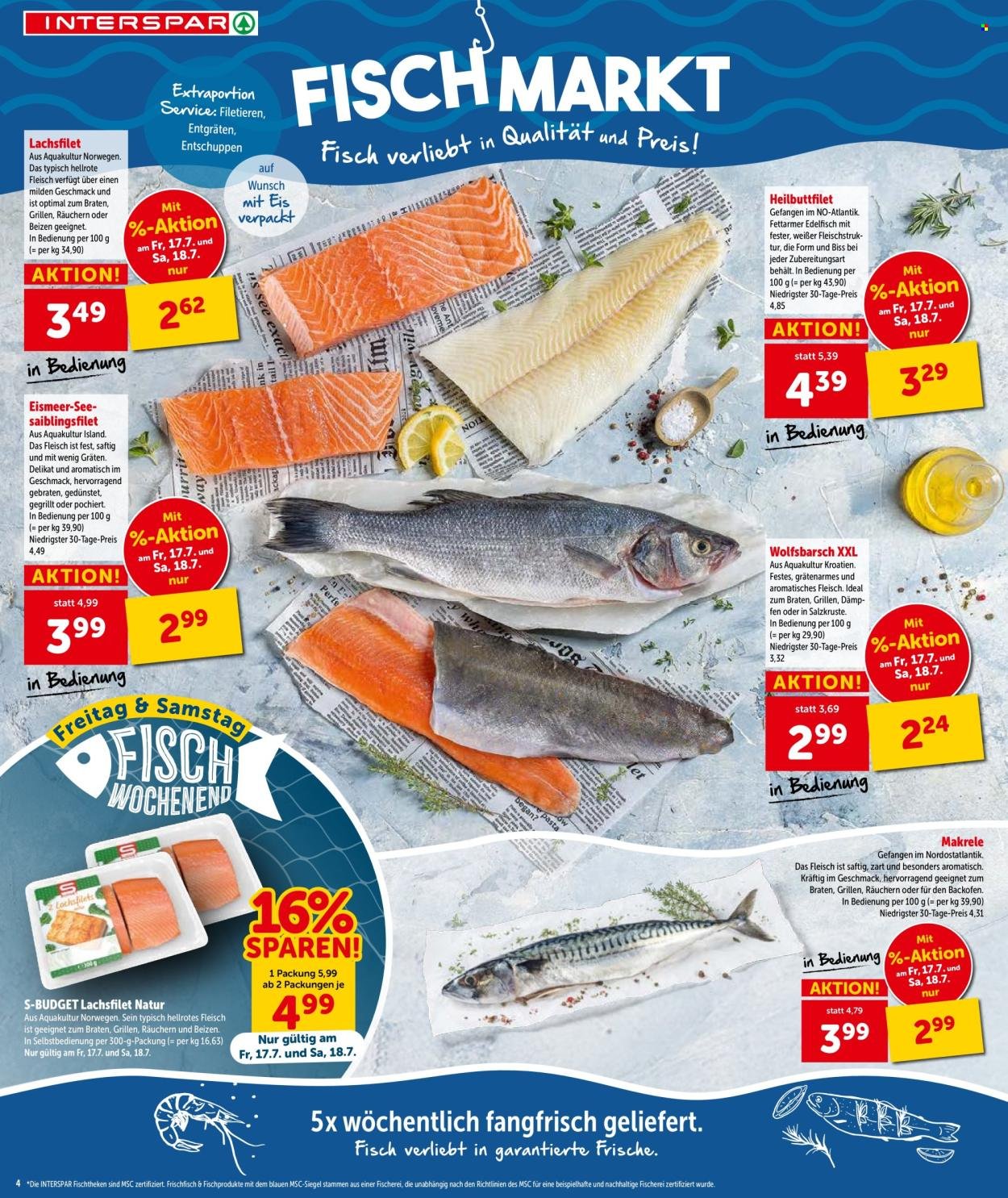 INTERSPAR Flugblatt - Ab Donnerstag, 16.7.2026