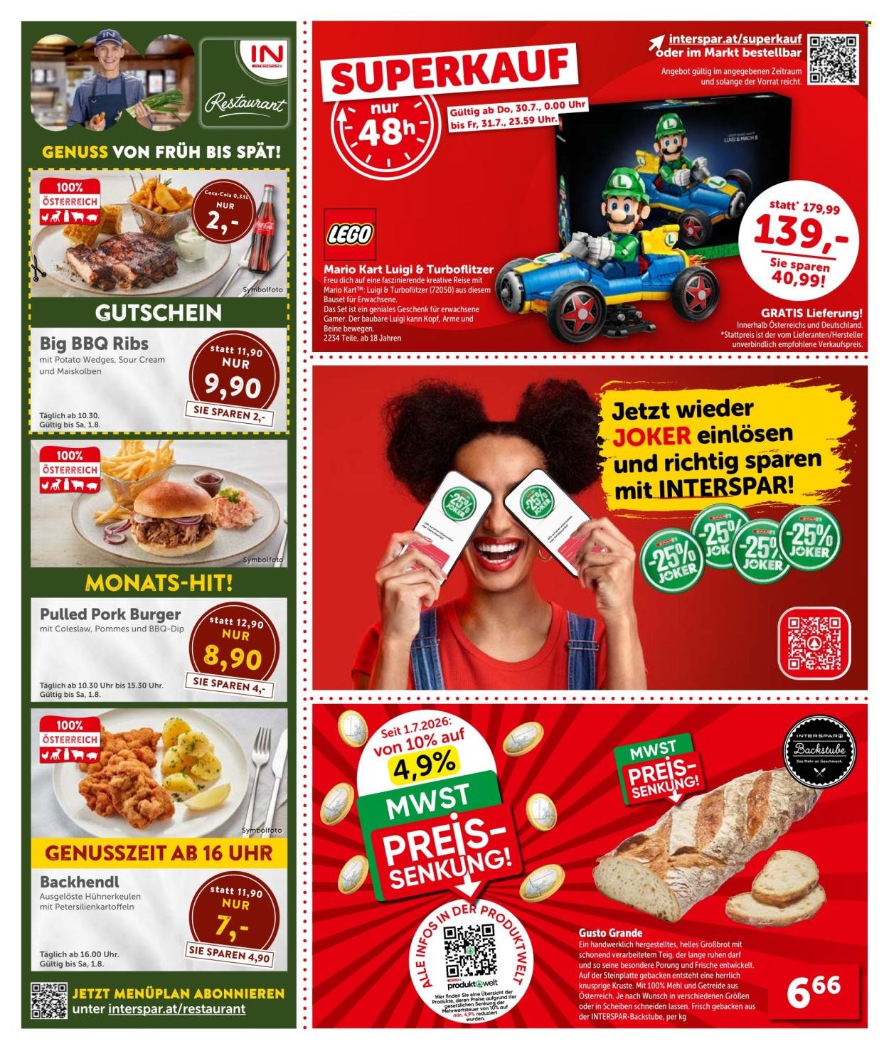 INTERSPAR Flugblatt - Ab Donnerstag, 30.7.2026