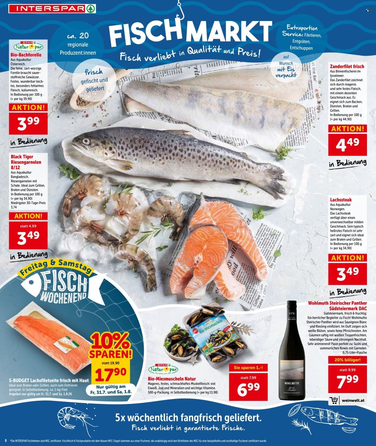 INTERSPAR Flugblatt - Ab Donnerstag, 30.7.2026
