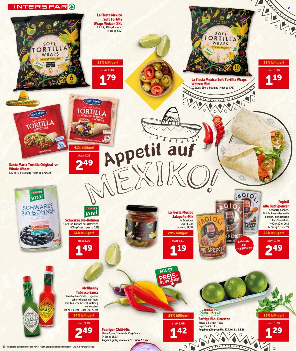INTERSPAR Flugblatt - Ab Donnerstag, 30.7.2026