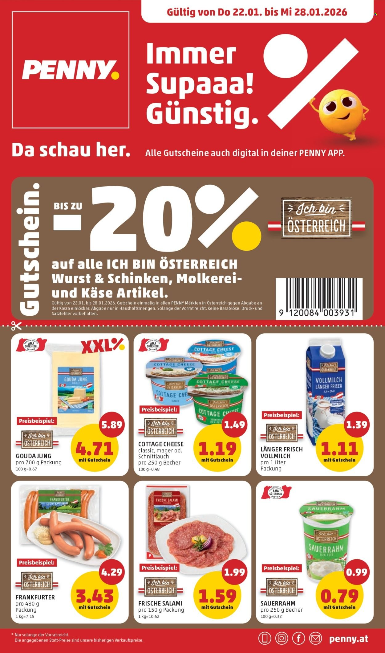 PENNY Flugblatt - Ab Donnerstag, 22.1.2026