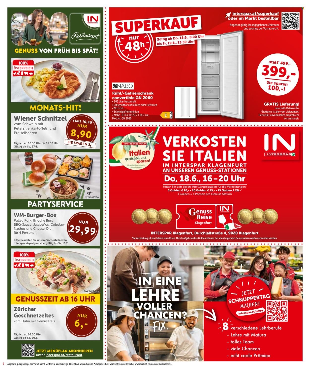 INTERSPAR Flugblatt - Ab Donnerstag, 18.6.2026