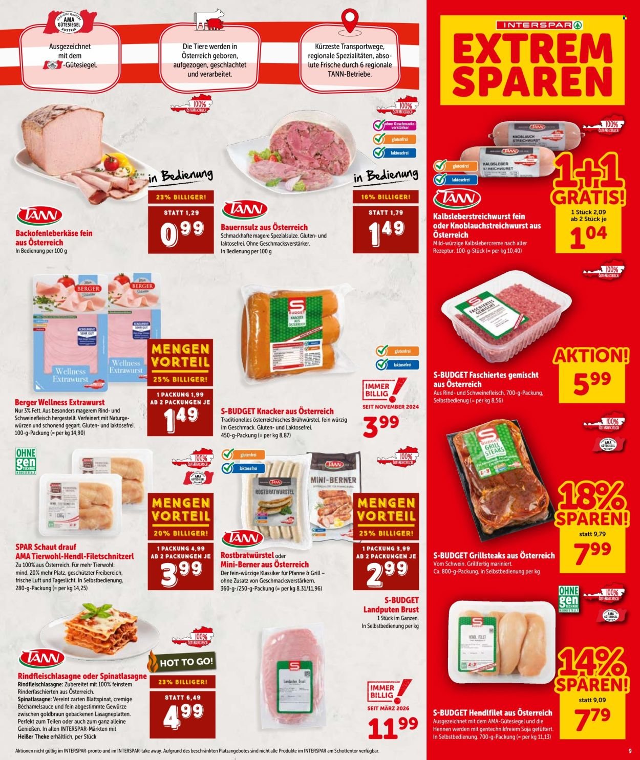 INTERSPAR Flugblatt - Ab Donnerstag, 18.6.2026