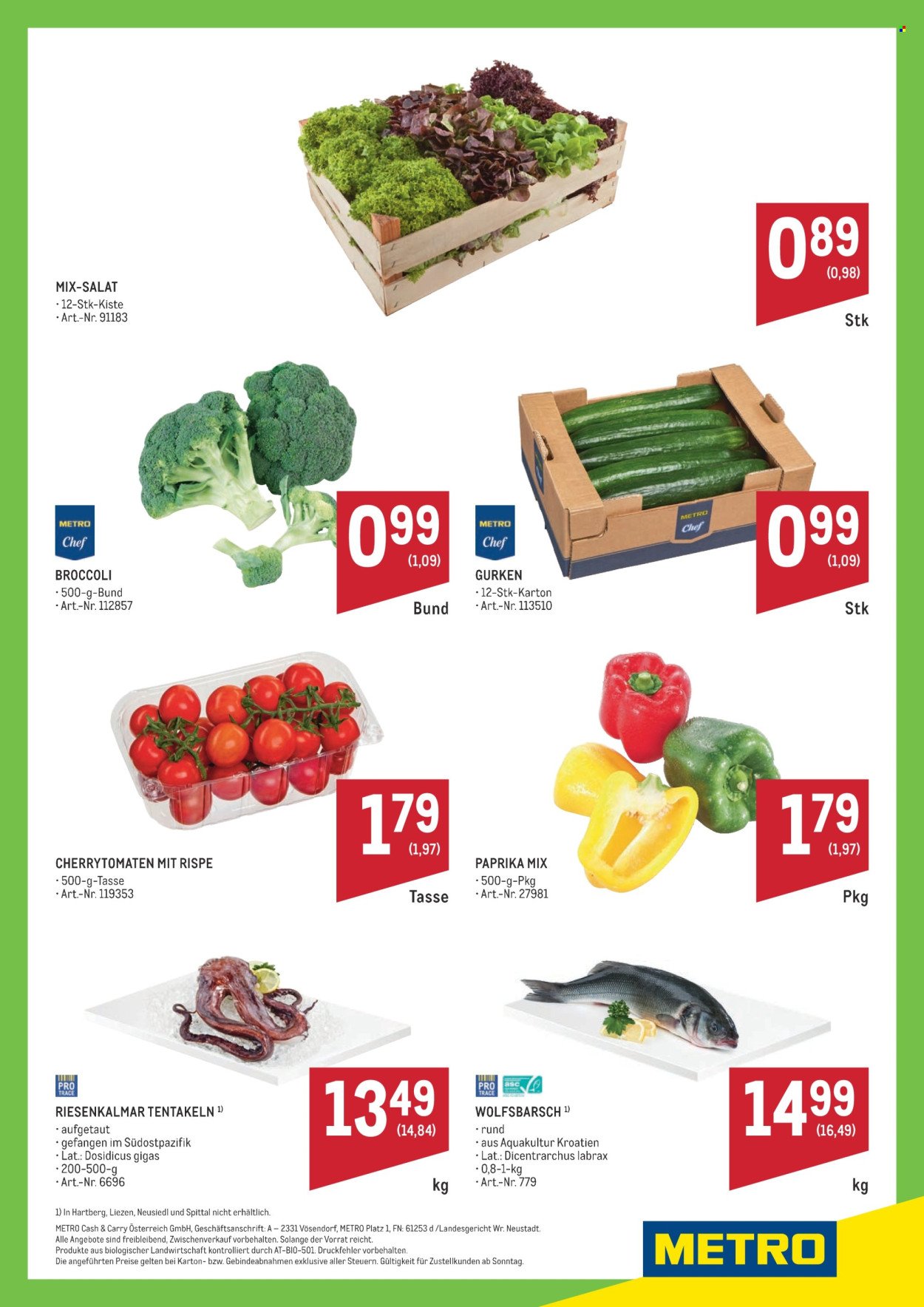 METRO Flugblatt - Ultrafrische Wochenhits KW46