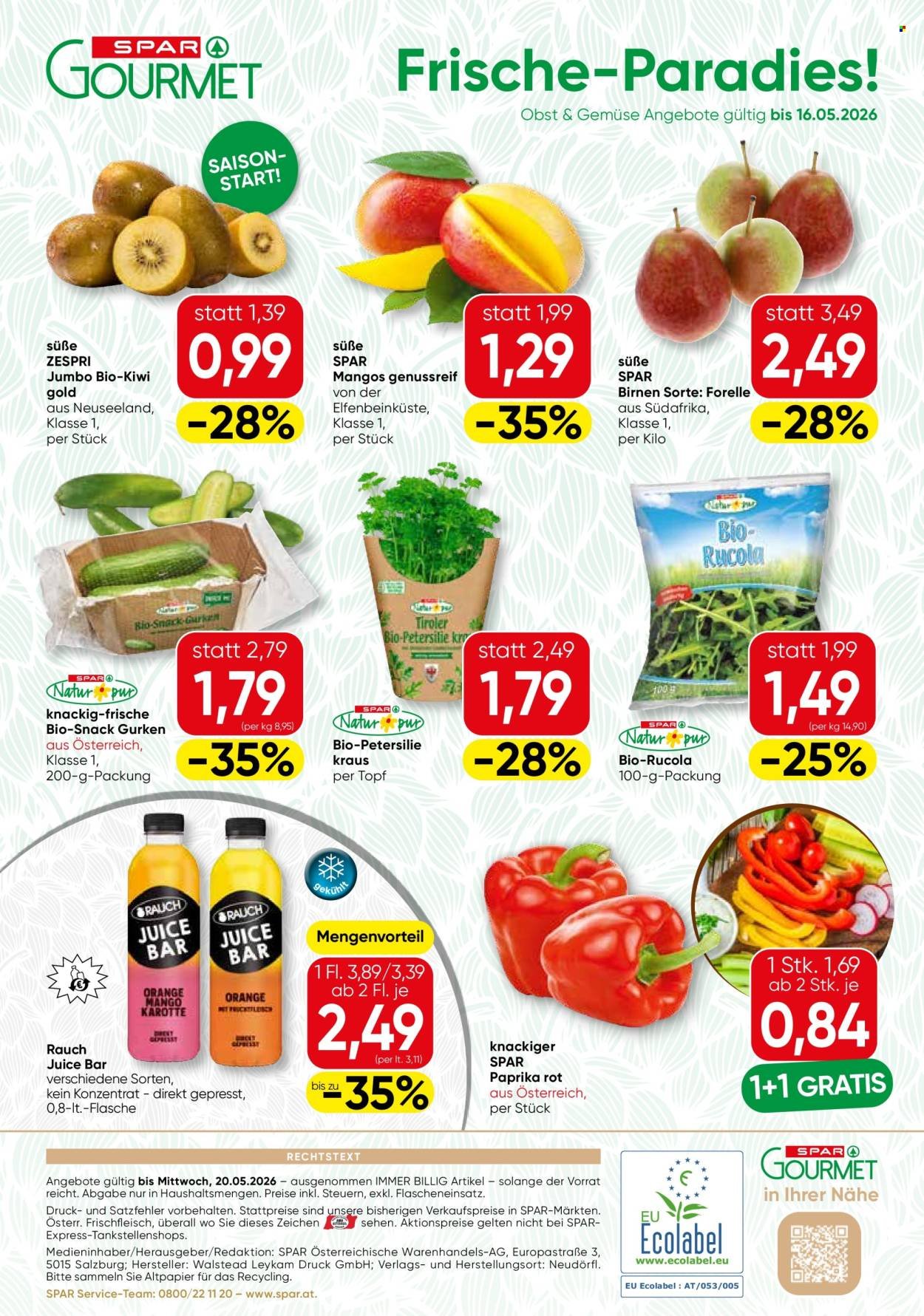 SPAR Flugblatt - Gourmet