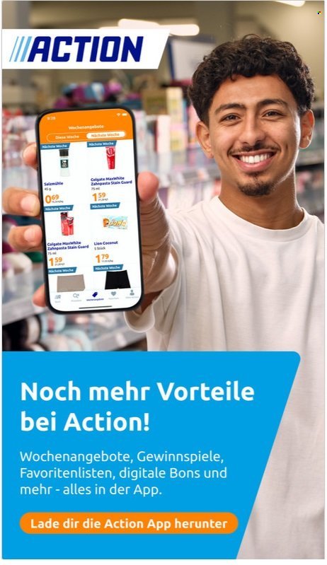 ACTION Flugblatt - Ab Mittwoch, 8.10.2025 (2025-10-08 - 2025-10-14)