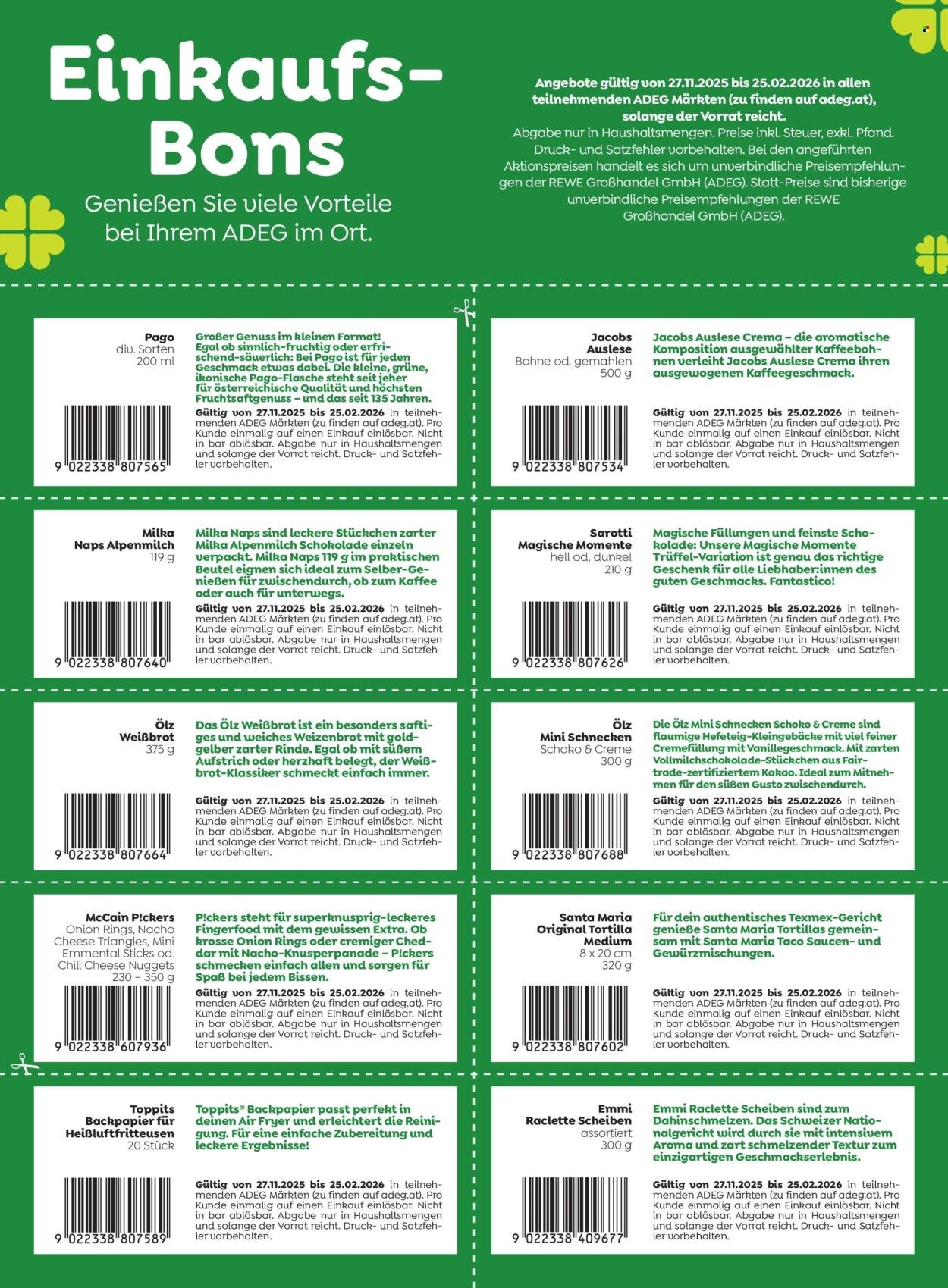 ADEG Flugblatt - Ab Samstag, 27.12.2025