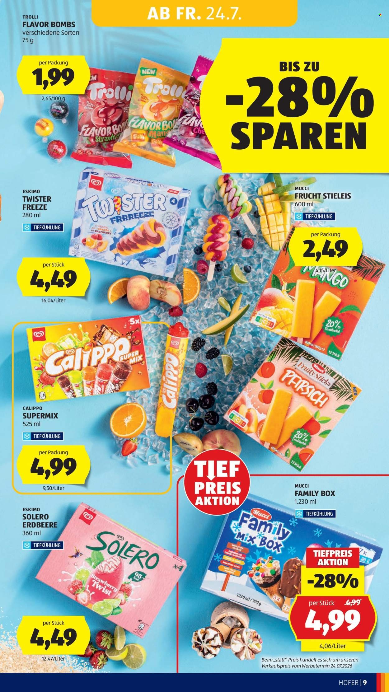 HOFER Flugblatt - Ab Freitag, 24.7.2026