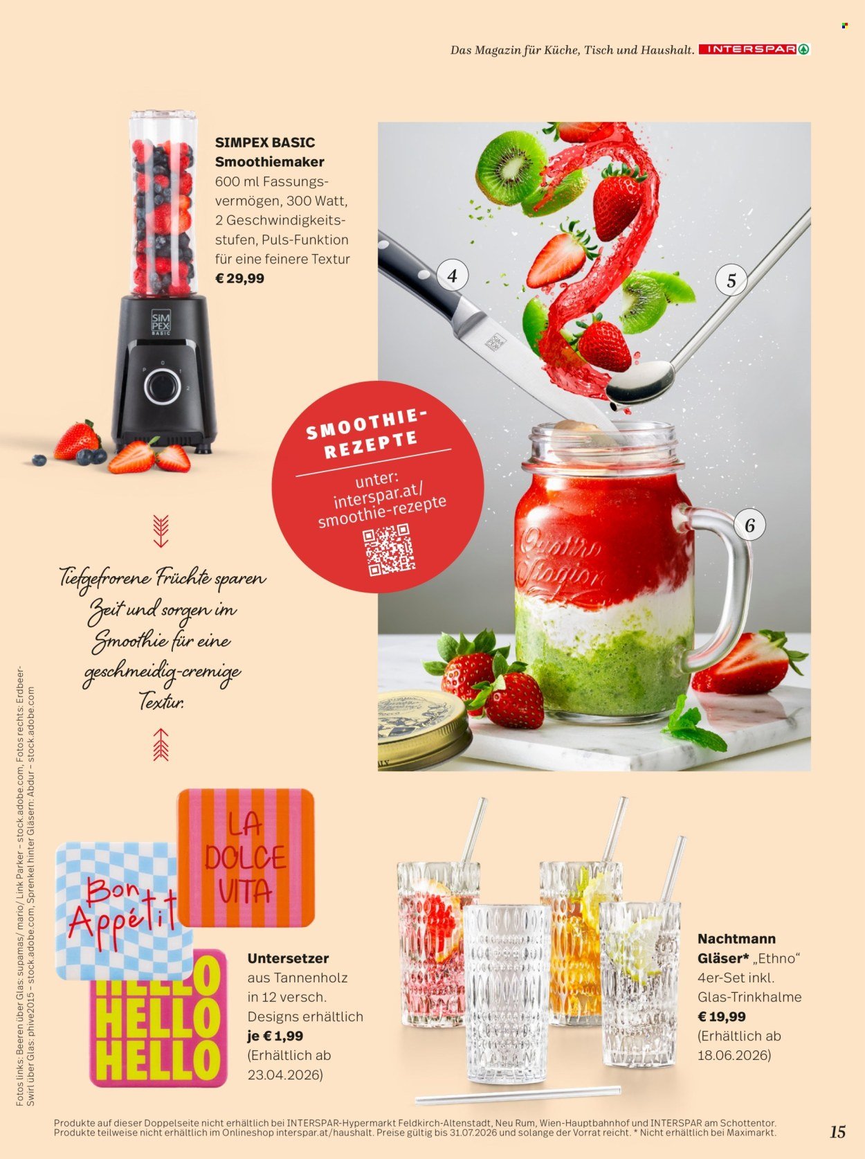 INTERSPAR Flugblatt - Mein Zuhause Magazin Sommer 2026