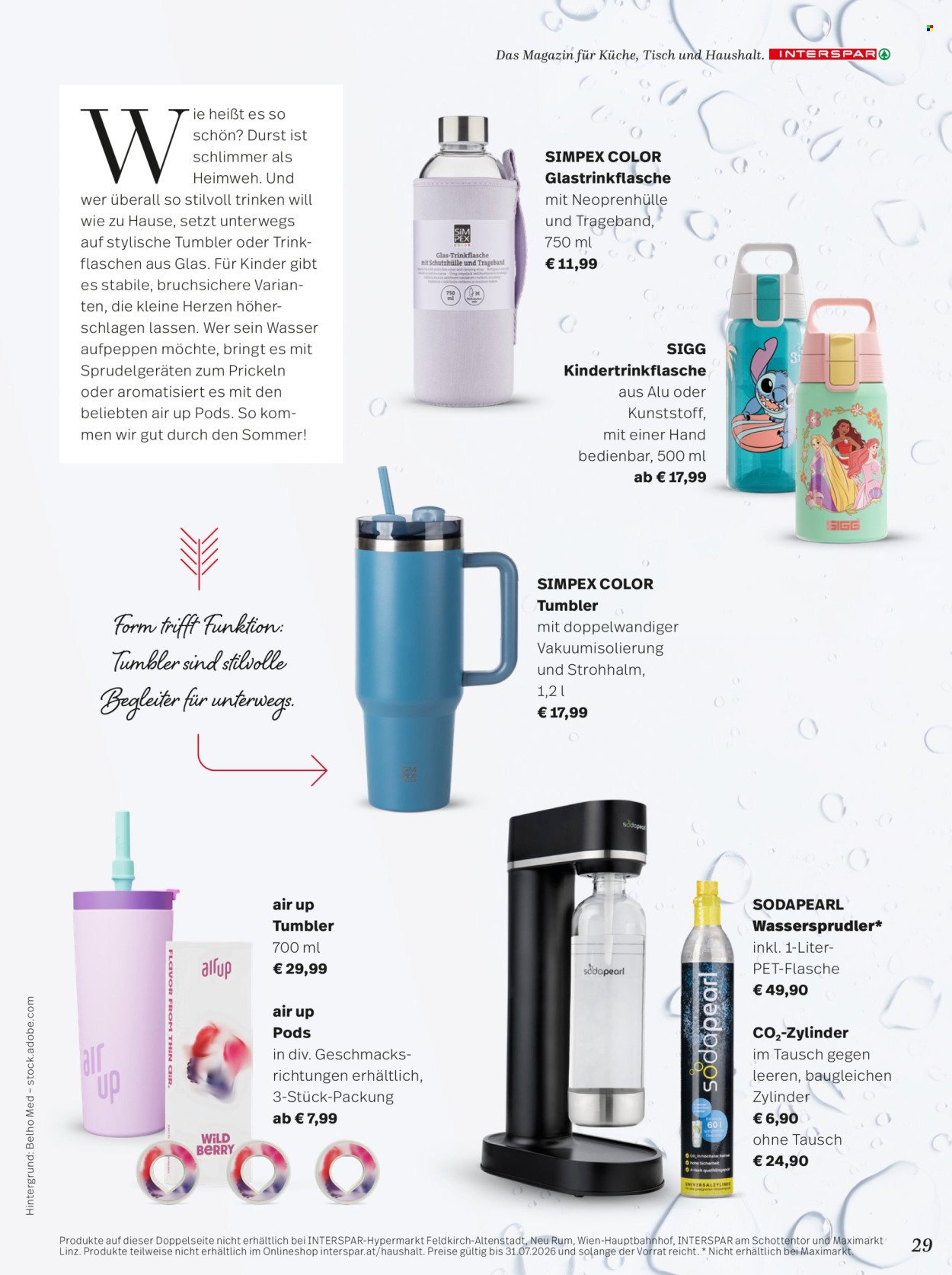 INTERSPAR Flugblatt - Mein Zuhause Magazin Sommer 2026