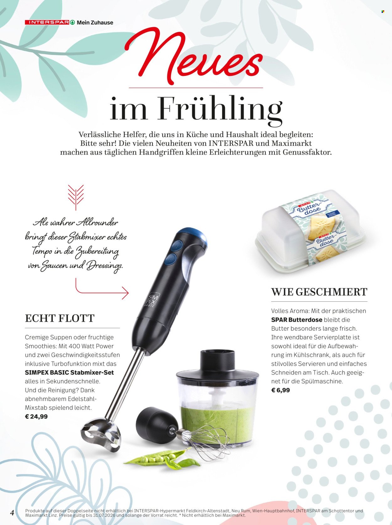 INTERSPAR Flugblatt - Mein Zuhause Magazin Sommer 2026