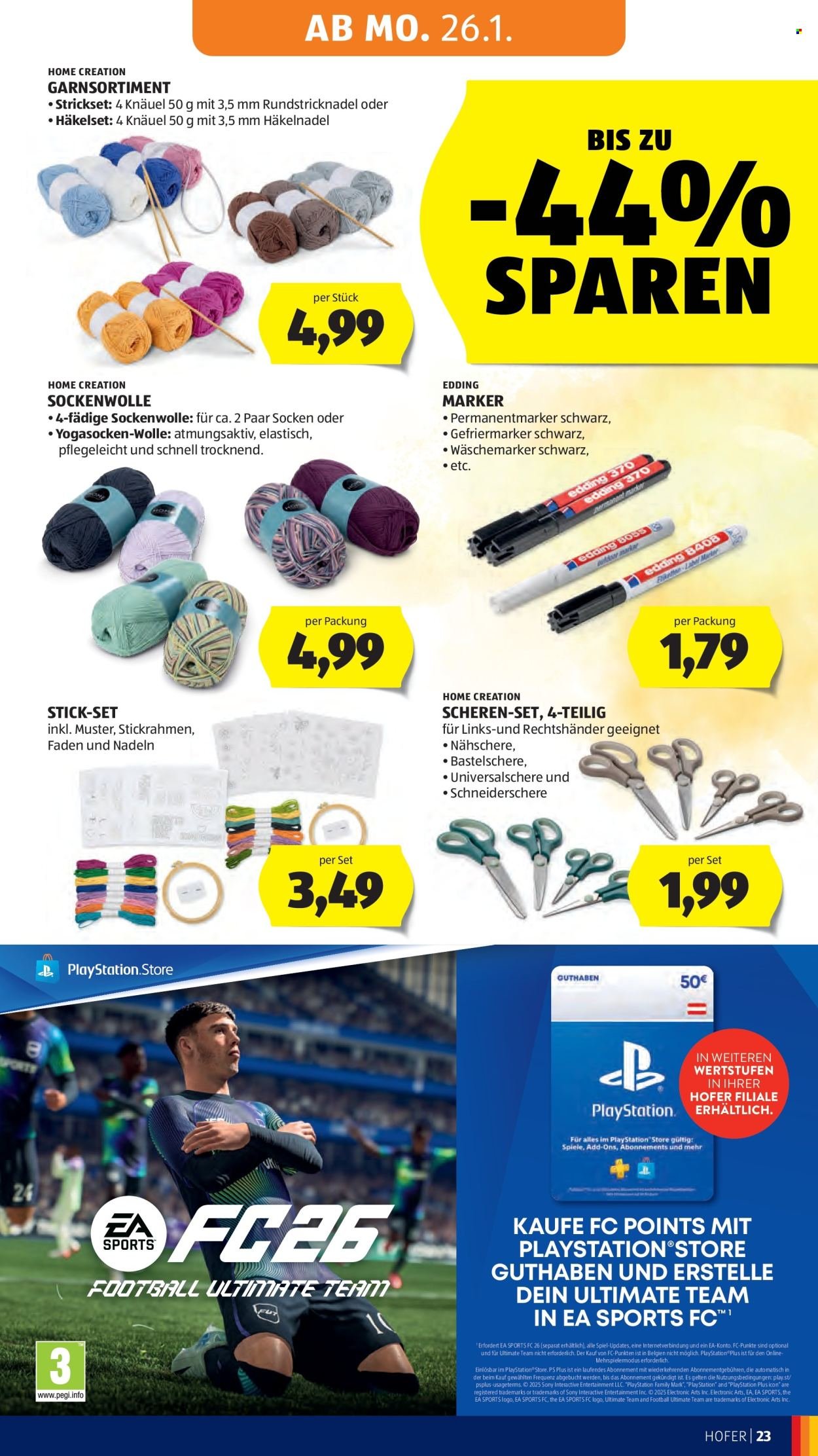 HOFER Flugblatt - Ab Freitag, 23.1.2026