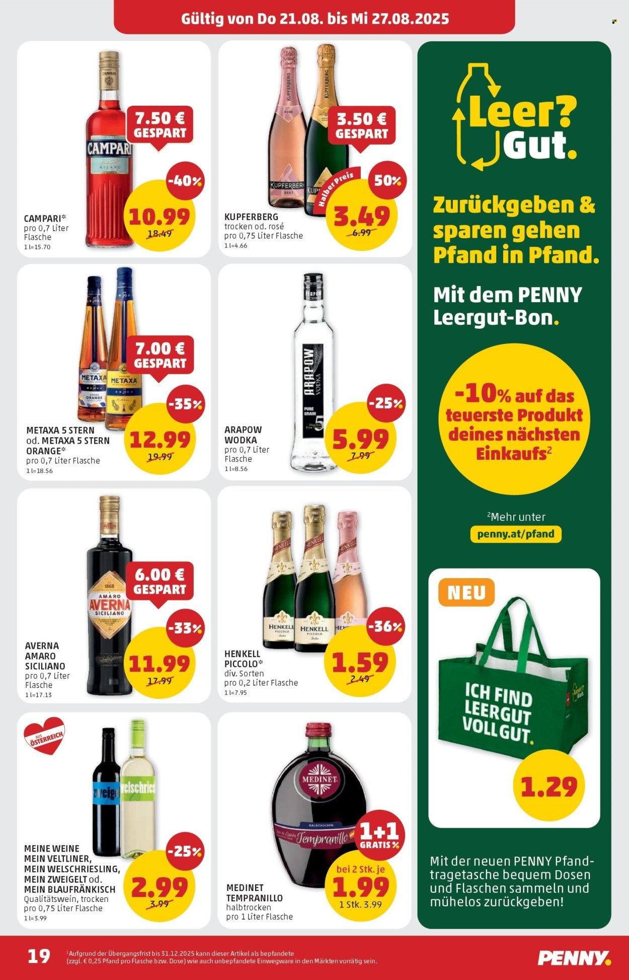 PENNY Flugblatt - Ab Donnerstag, 21.8.2025 (2025-08-21 - 2025-08-27)