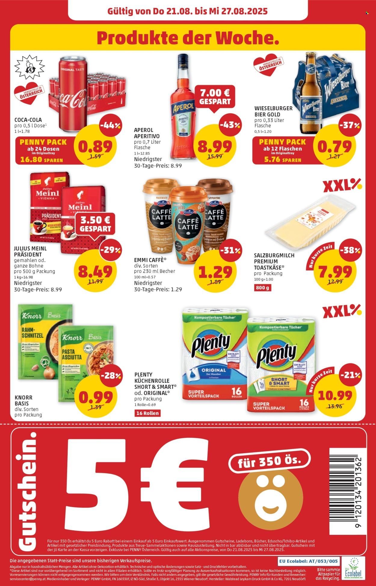 PENNY Flugblatt - Ab Donnerstag, 21.8.2025 (2025-08-21 - 2025-08-27)