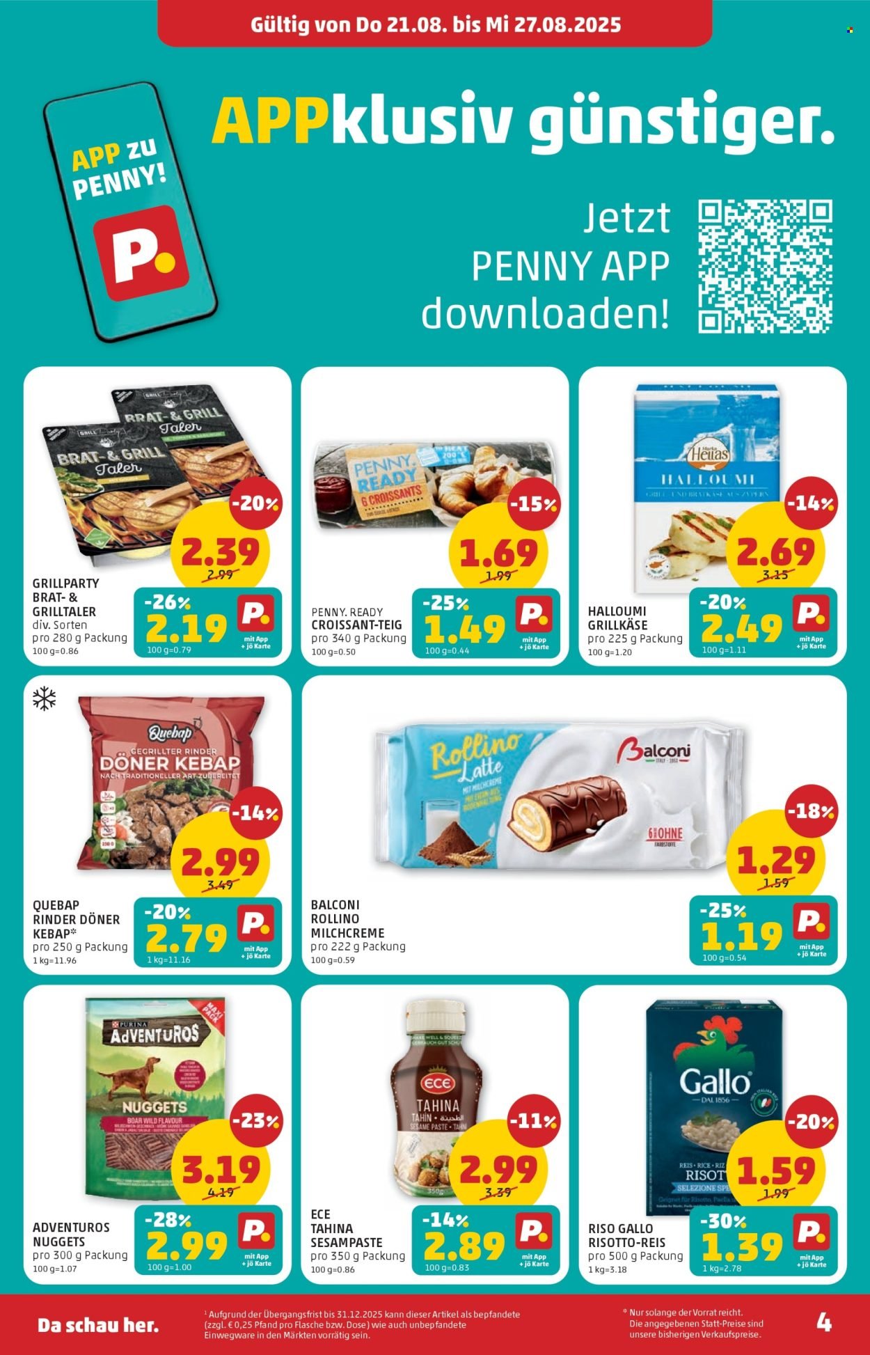 PENNY Flugblatt - Ab Donnerstag, 21.8.2025 (2025-08-21 - 2025-08-27)