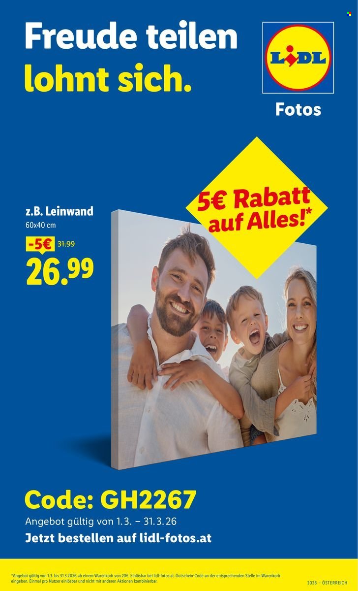 LIDL Flugblatt - Freude teilen lohnt sicht