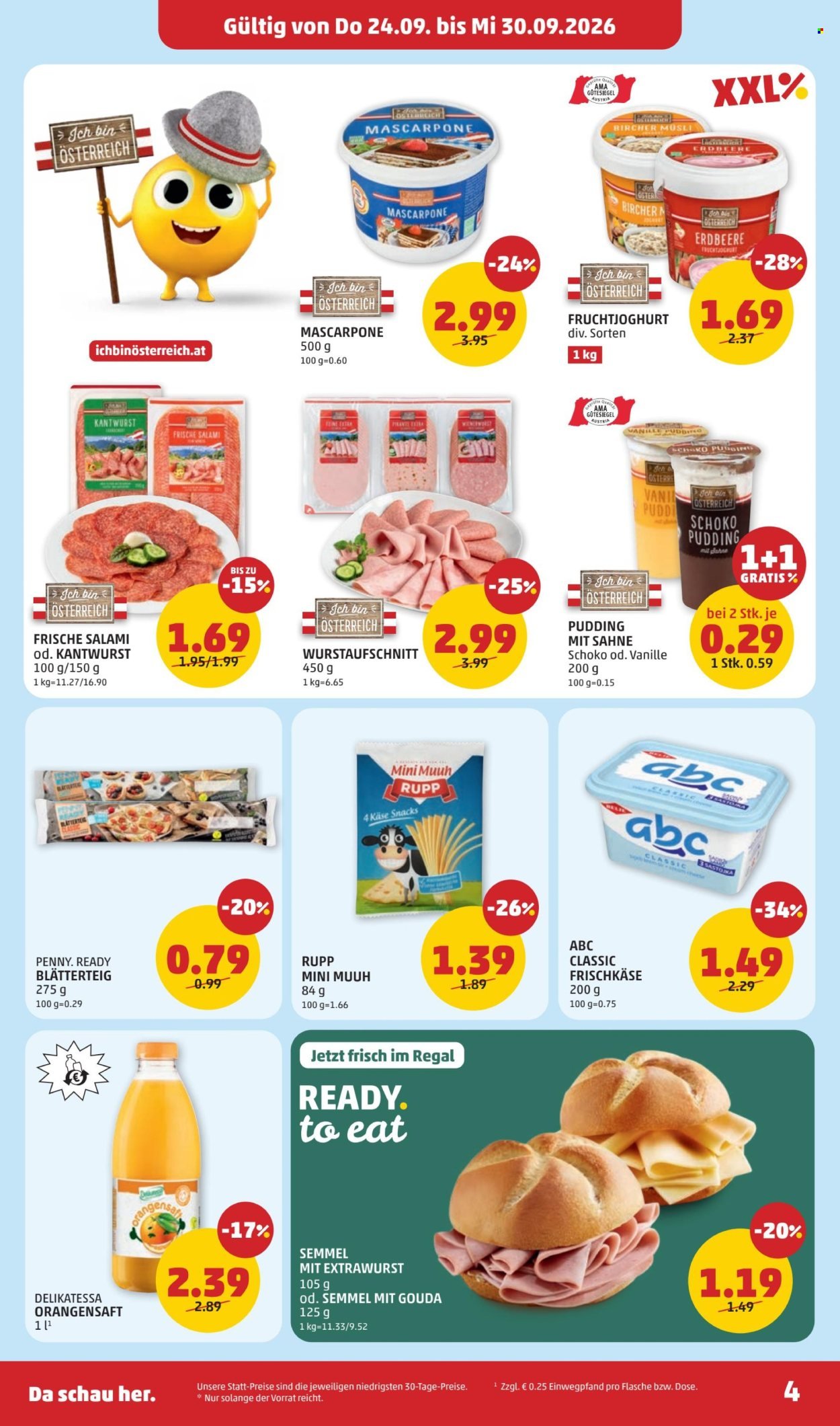 PENNY Flugblatt - Ab Donnerstag, 24.9.2026