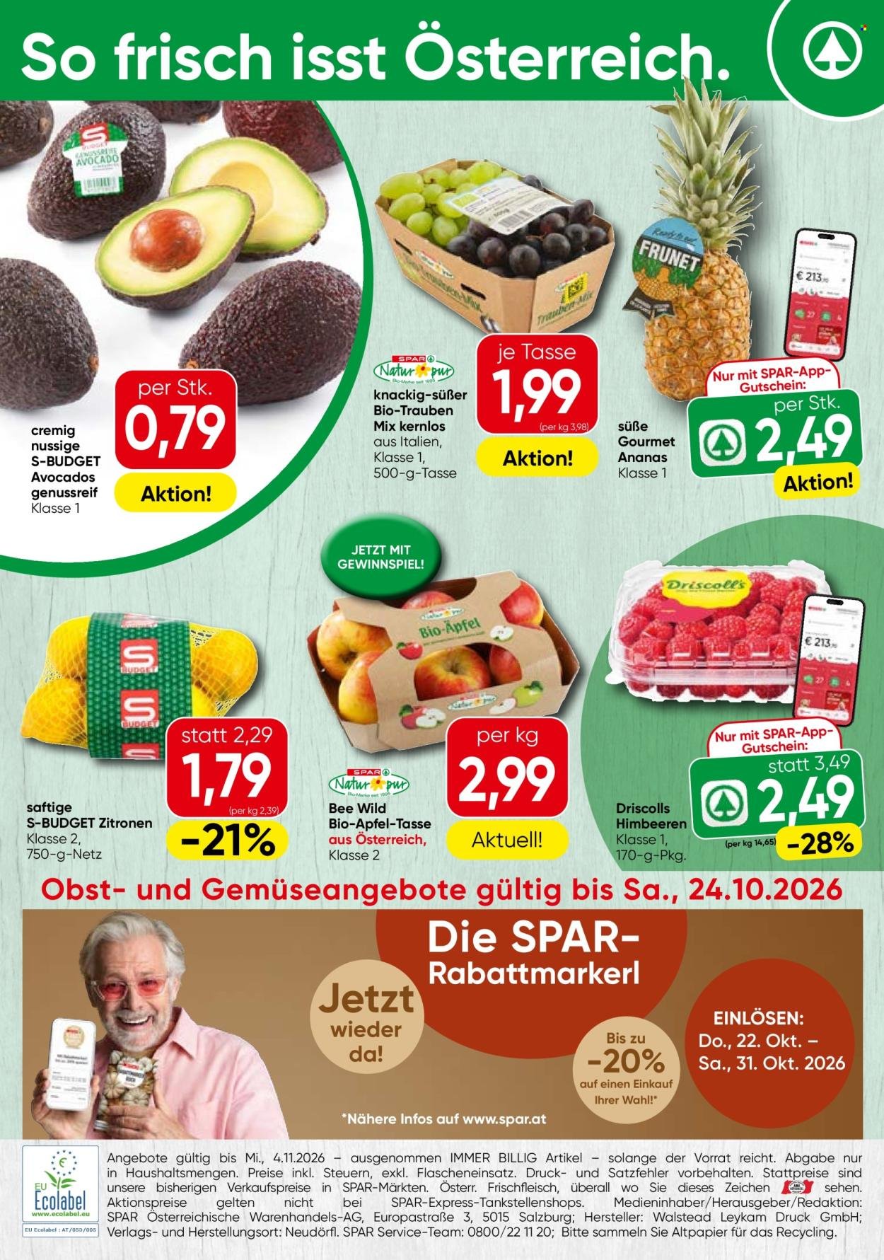 EUROSPAR Flugblatt - Ab Donnerstag, 22.10.2026