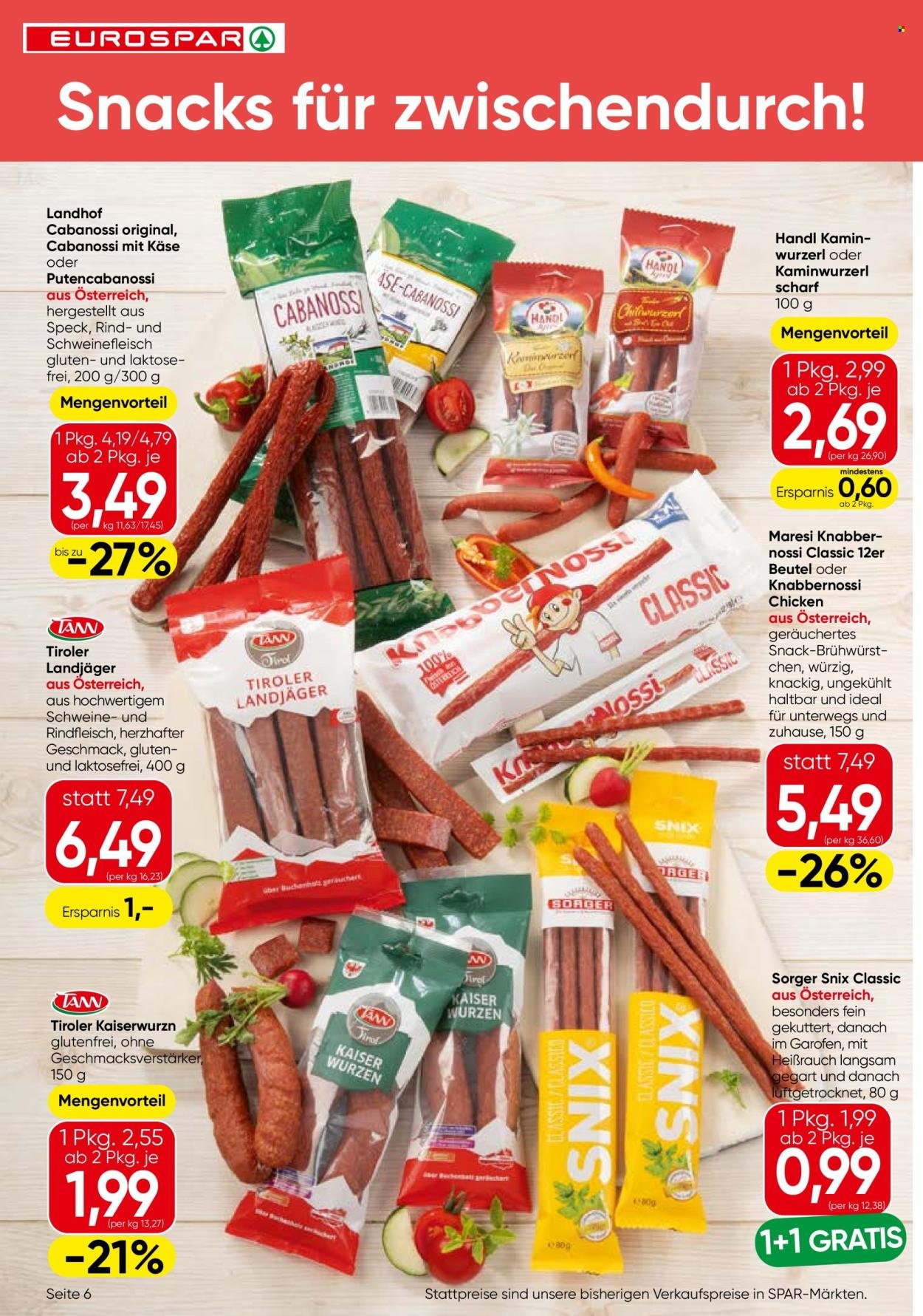 EUROSPAR Flugblatt - Ab Donnerstag, 27.8.2026