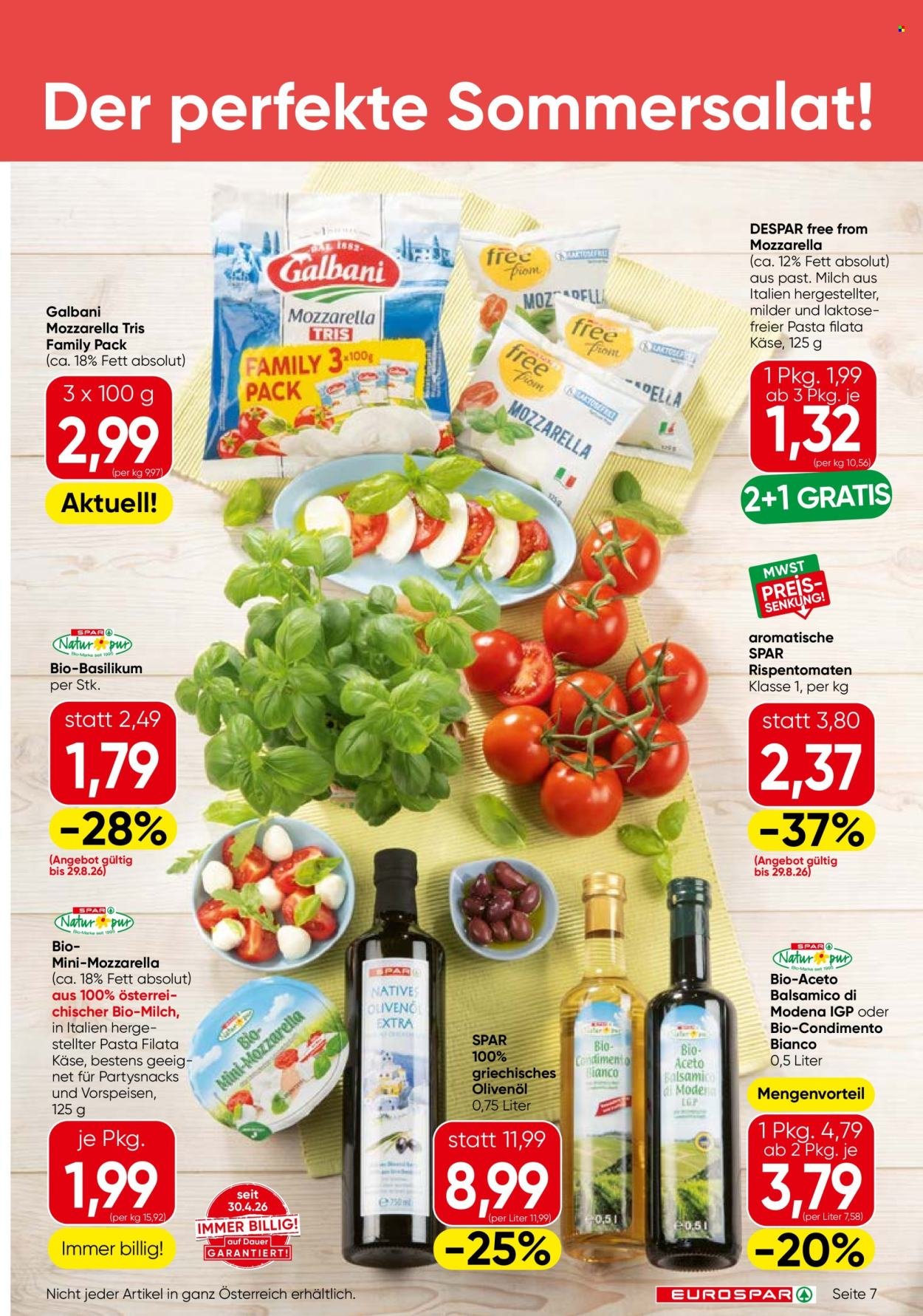 EUROSPAR Flugblatt - Ab Donnerstag, 27.8.2026
