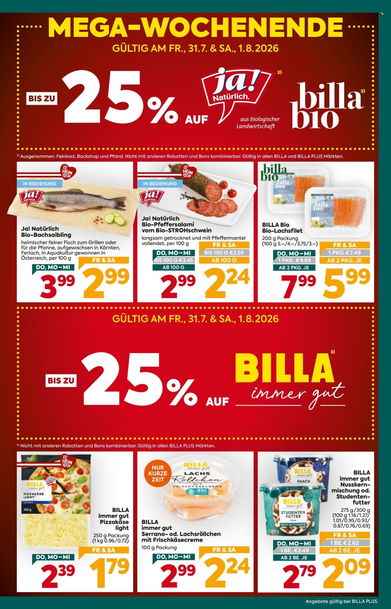 BILLA PLUS Flugblatt - Ab Donnerstag, 30.7.2026