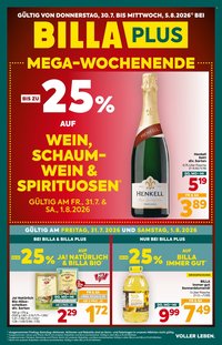 BILLA PLUS Flugblatt - Ab Donnerstag, 30.7.2026