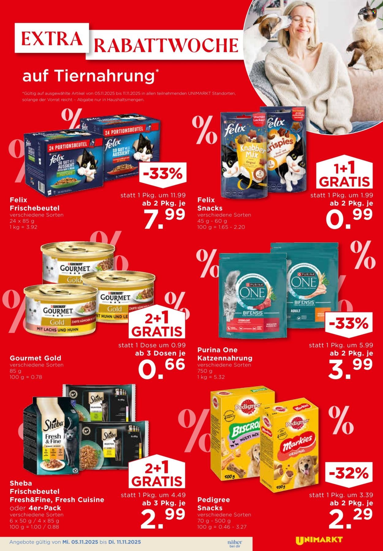 UNIMARKT Flugblatt - Ab Mittwoch, 5.11.2025 (2025-11-05 - 2025-11-18)