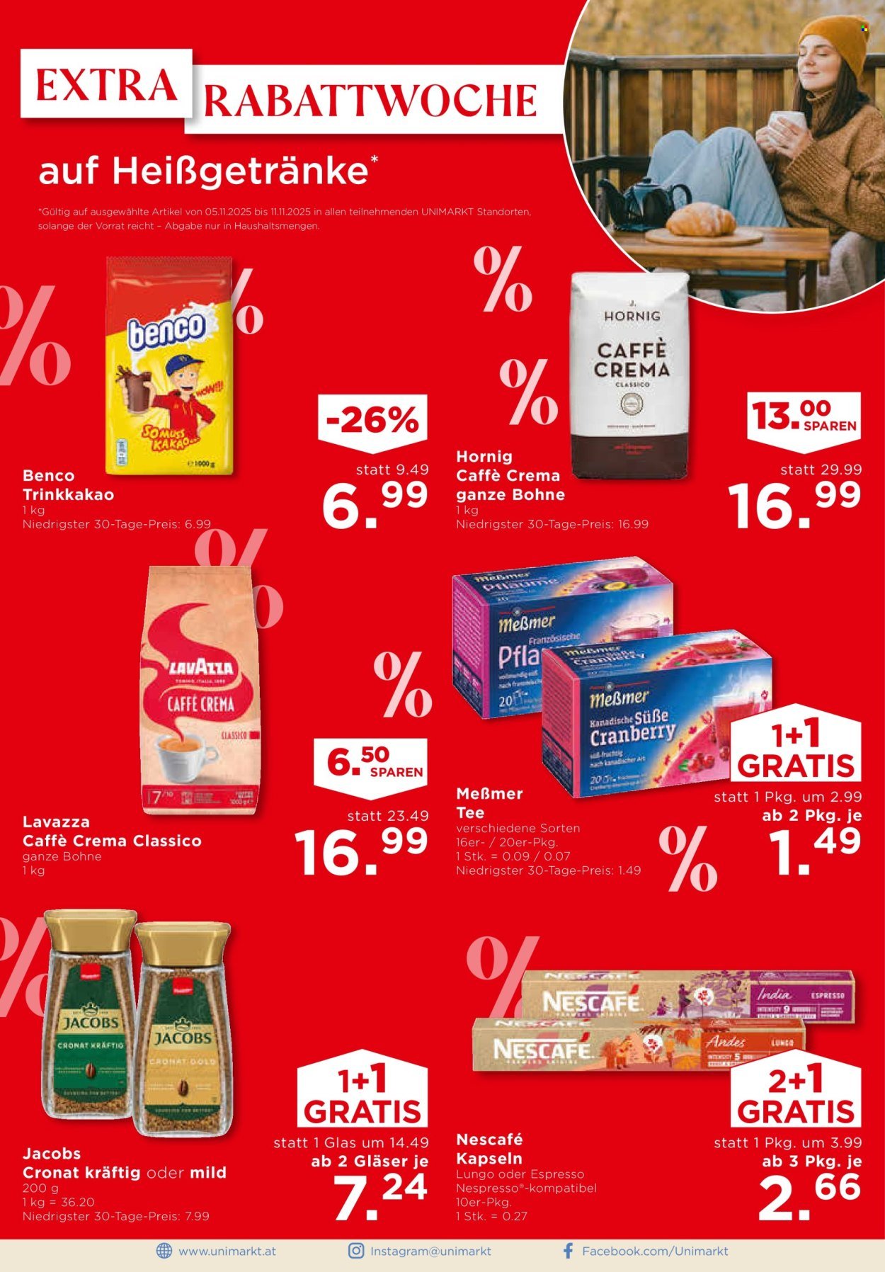 UNIMARKT Flugblatt - Ab Mittwoch, 5.11.2025 (2025-11-05 - 2025-11-18)