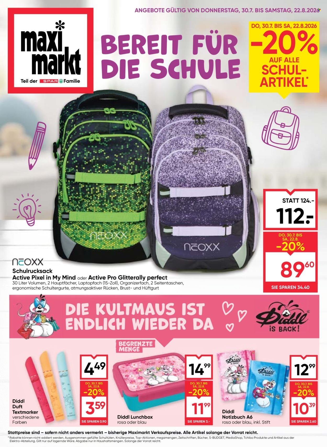 MAXIMARKT Flugblatt - Ab Donnerstag, 30.7.2026