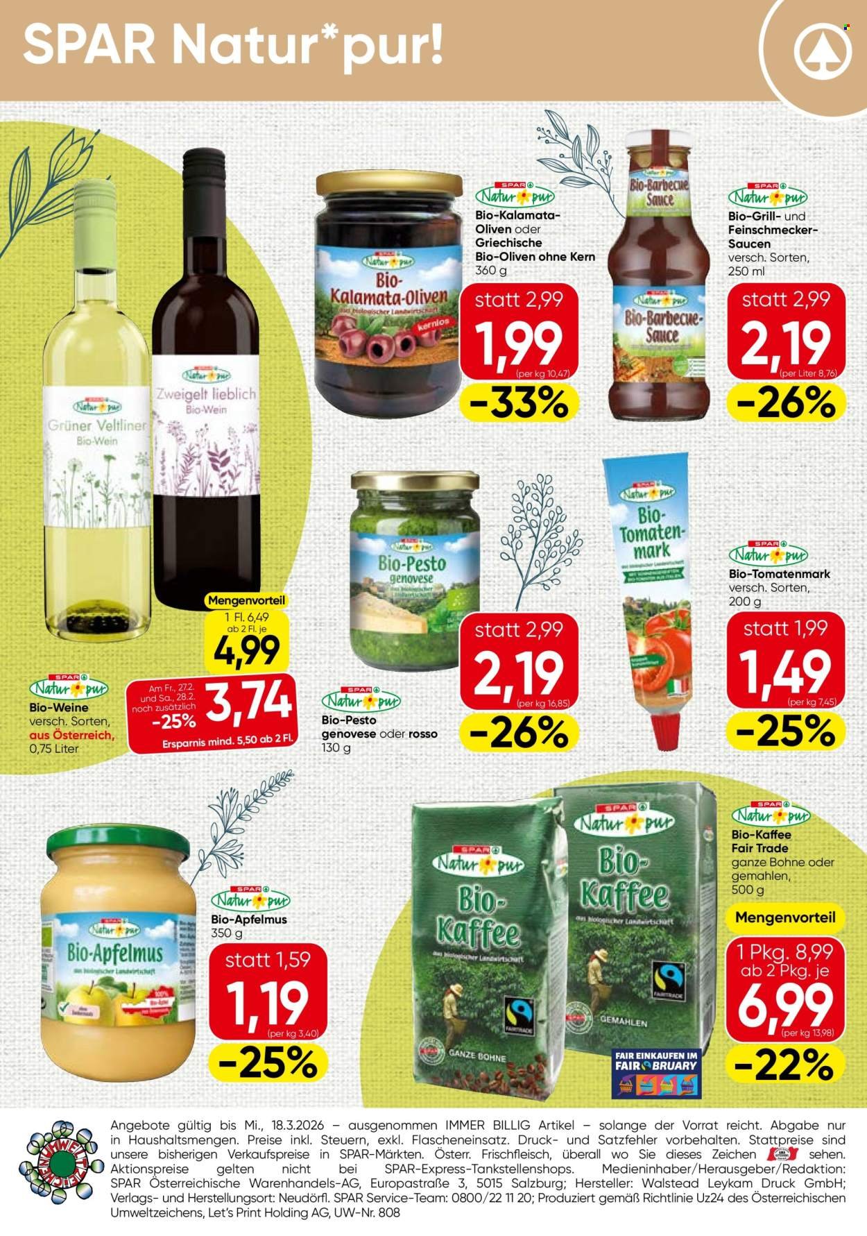 EUROSPAR Flugblatt - Natur*pur KW 09