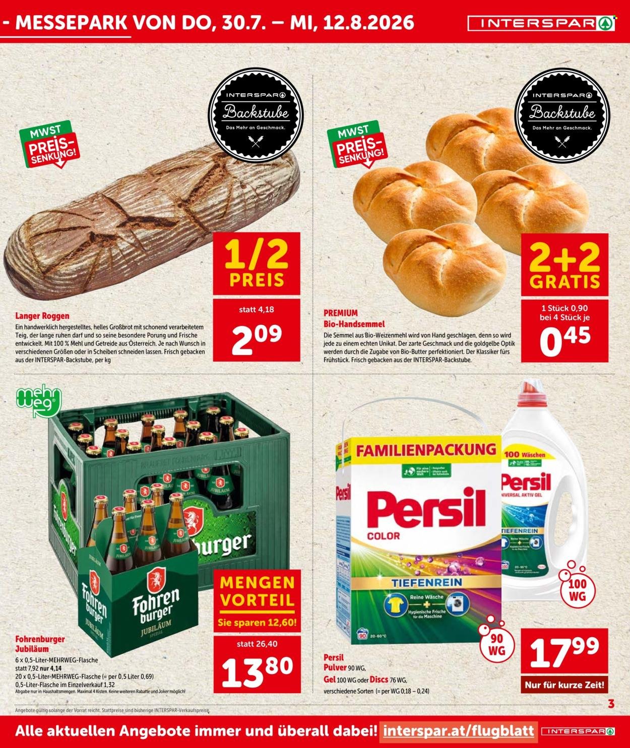 INTERSPAR Flugblatt - Ab Donnerstag, 30.7.2026