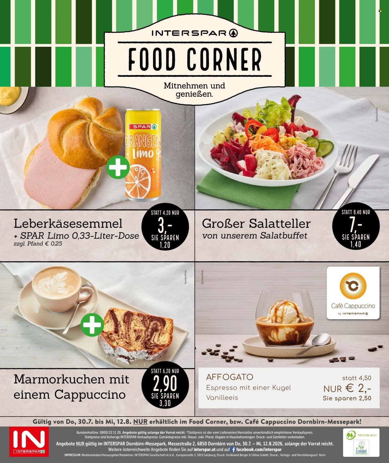 INTERSPAR Flugblatt - Ab Donnerstag, 30.7.2026