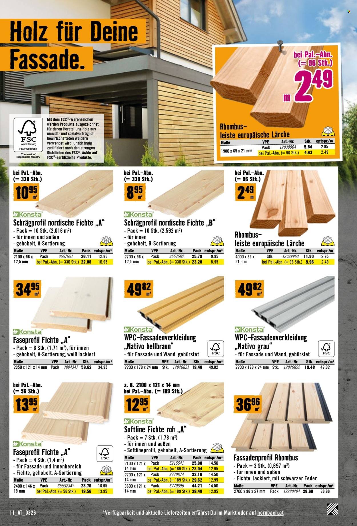 HORNBACH Flugblatt - Bau nicht. Errichte ein Denkmal