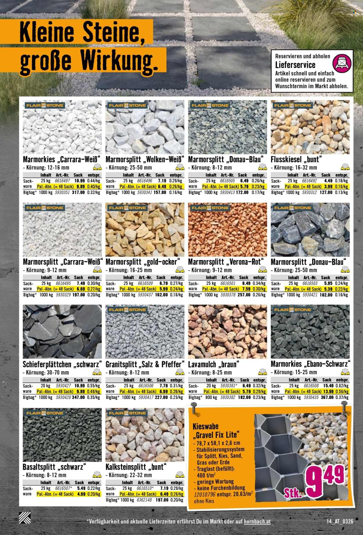 HORNBACH Flugblatt - Bau nicht. Errichte ein Denkmal