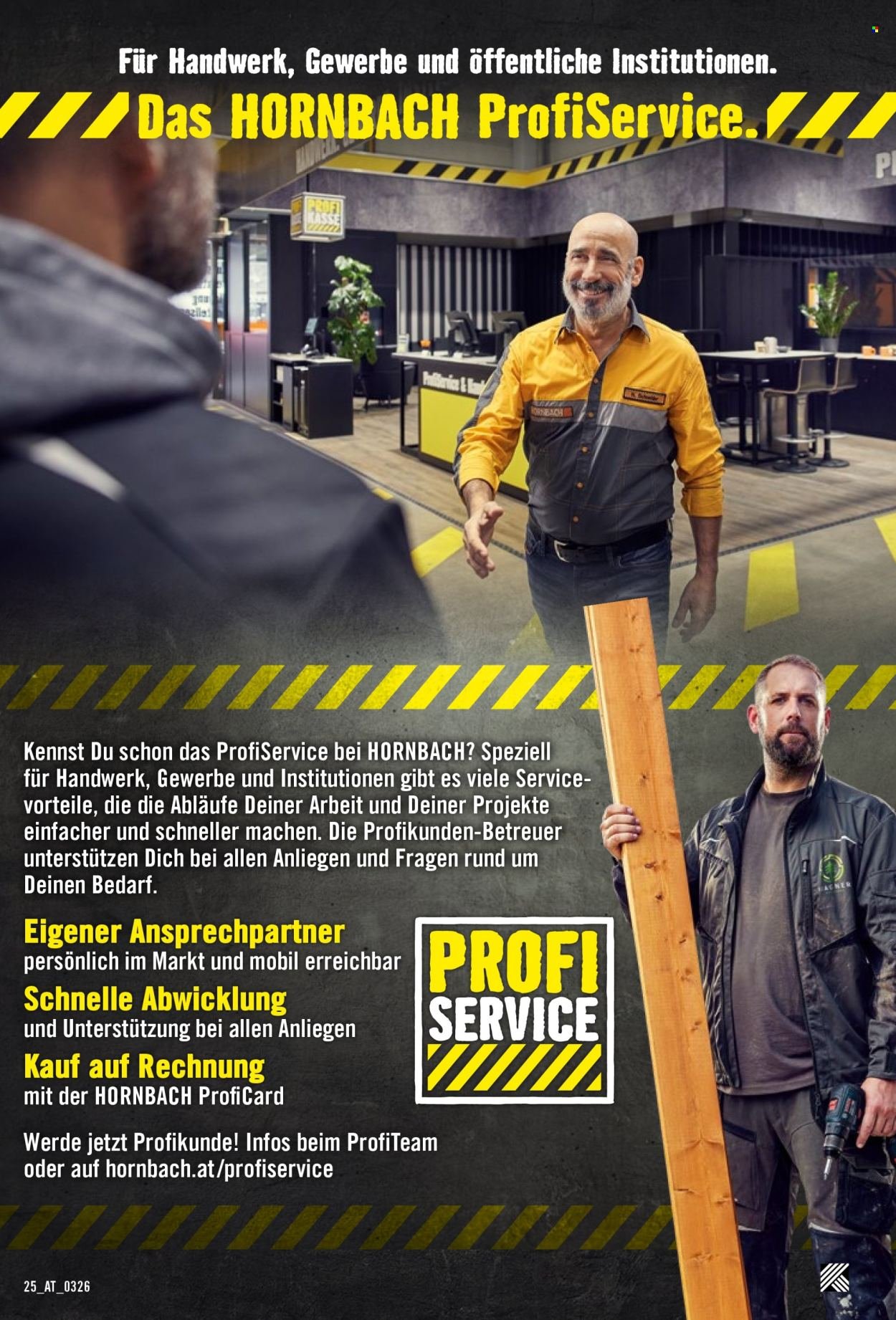 HORNBACH Flugblatt - Bau nicht. Errichte ein Denkmal