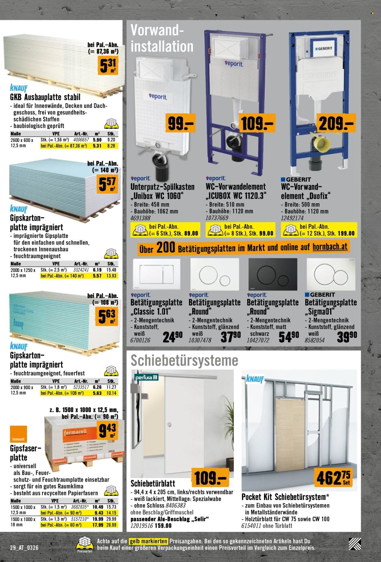 HORNBACH Flugblatt - Bau nicht. Errichte ein Denkmal