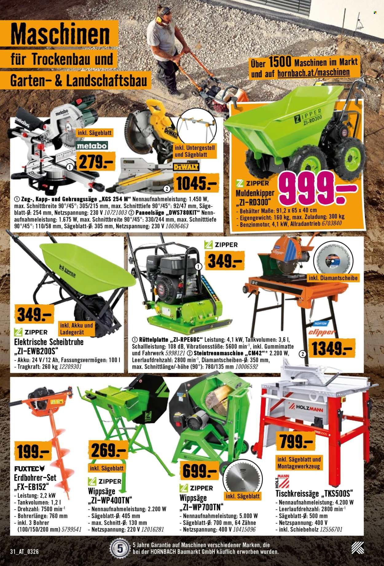 HORNBACH Flugblatt - Bau nicht. Errichte ein Denkmal