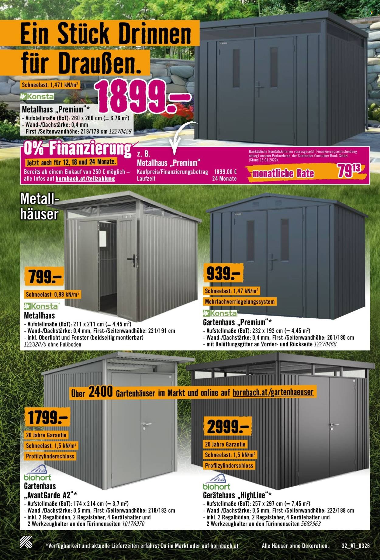 HORNBACH Flugblatt - Bau nicht. Errichte ein Denkmal