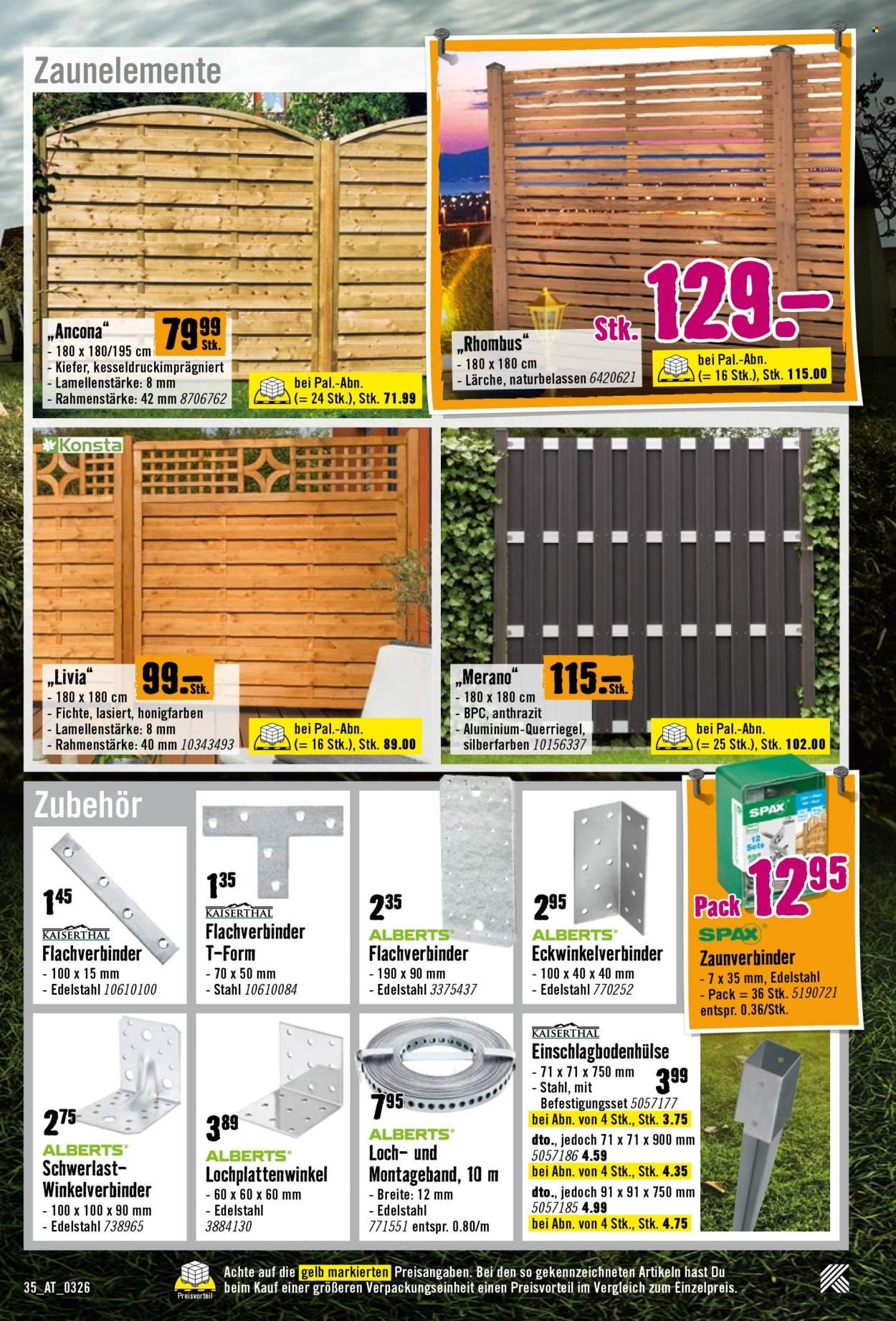 HORNBACH Flugblatt - Bau nicht. Errichte ein Denkmal