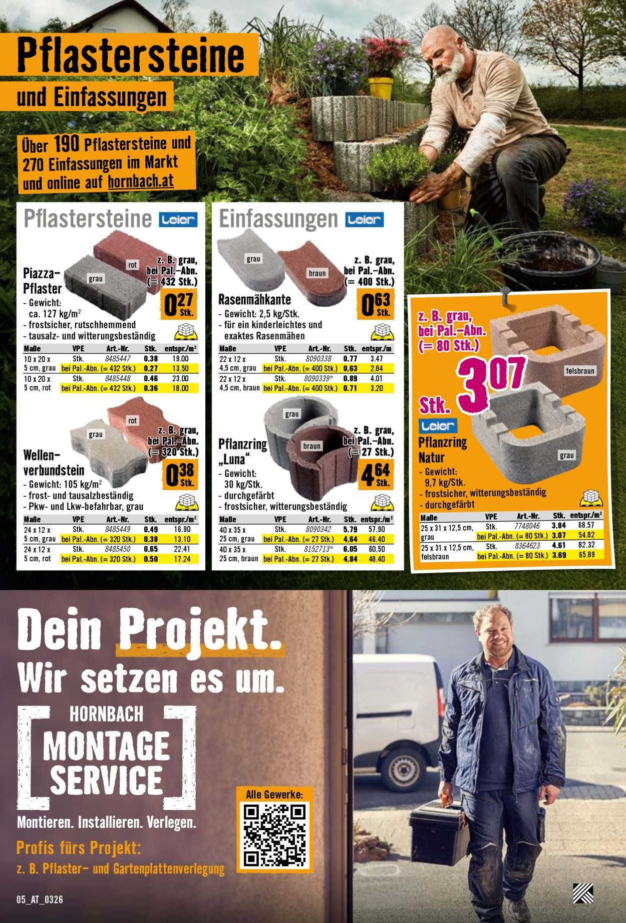 HORNBACH Flugblatt - Bau nicht. Errichte ein Denkmal