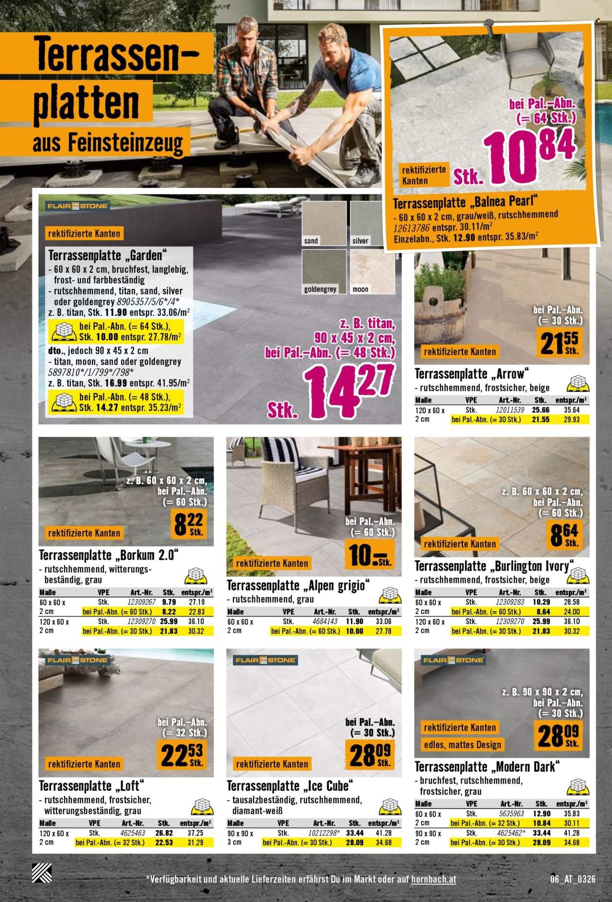 HORNBACH Flugblatt - Bau nicht. Errichte ein Denkmal