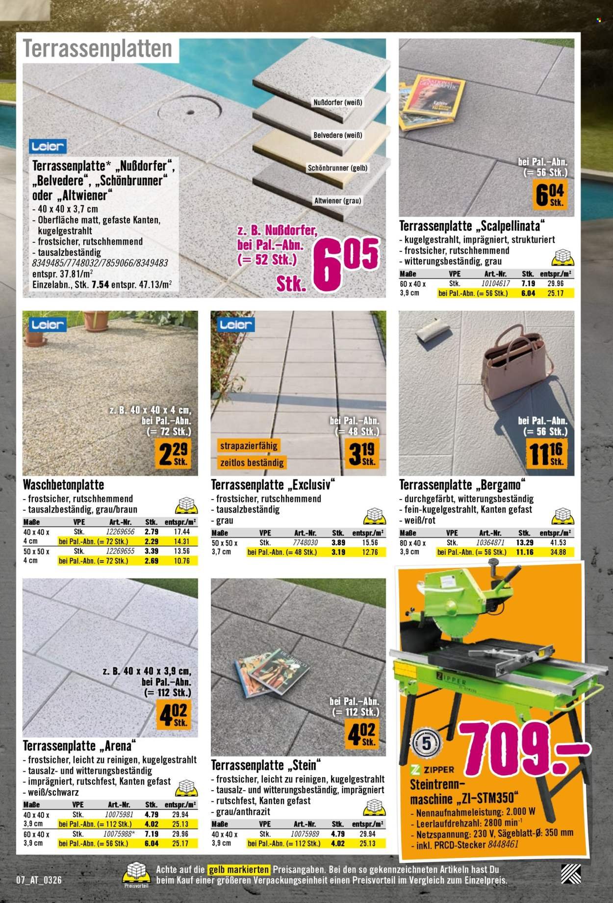 HORNBACH Flugblatt - Bau nicht. Errichte ein Denkmal