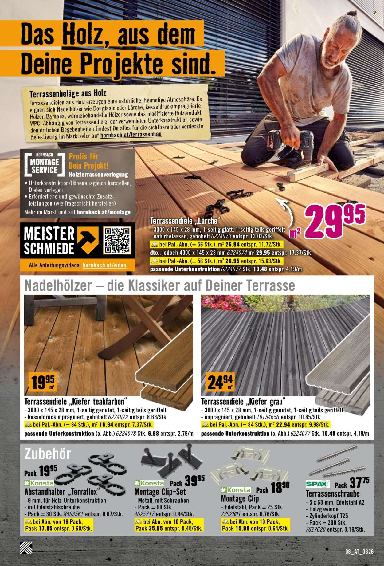 HORNBACH Flugblatt - Bau nicht. Errichte ein Denkmal