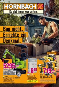 HORNBACH Flugblatt - Bau nicht. Errichte ein Denkmal