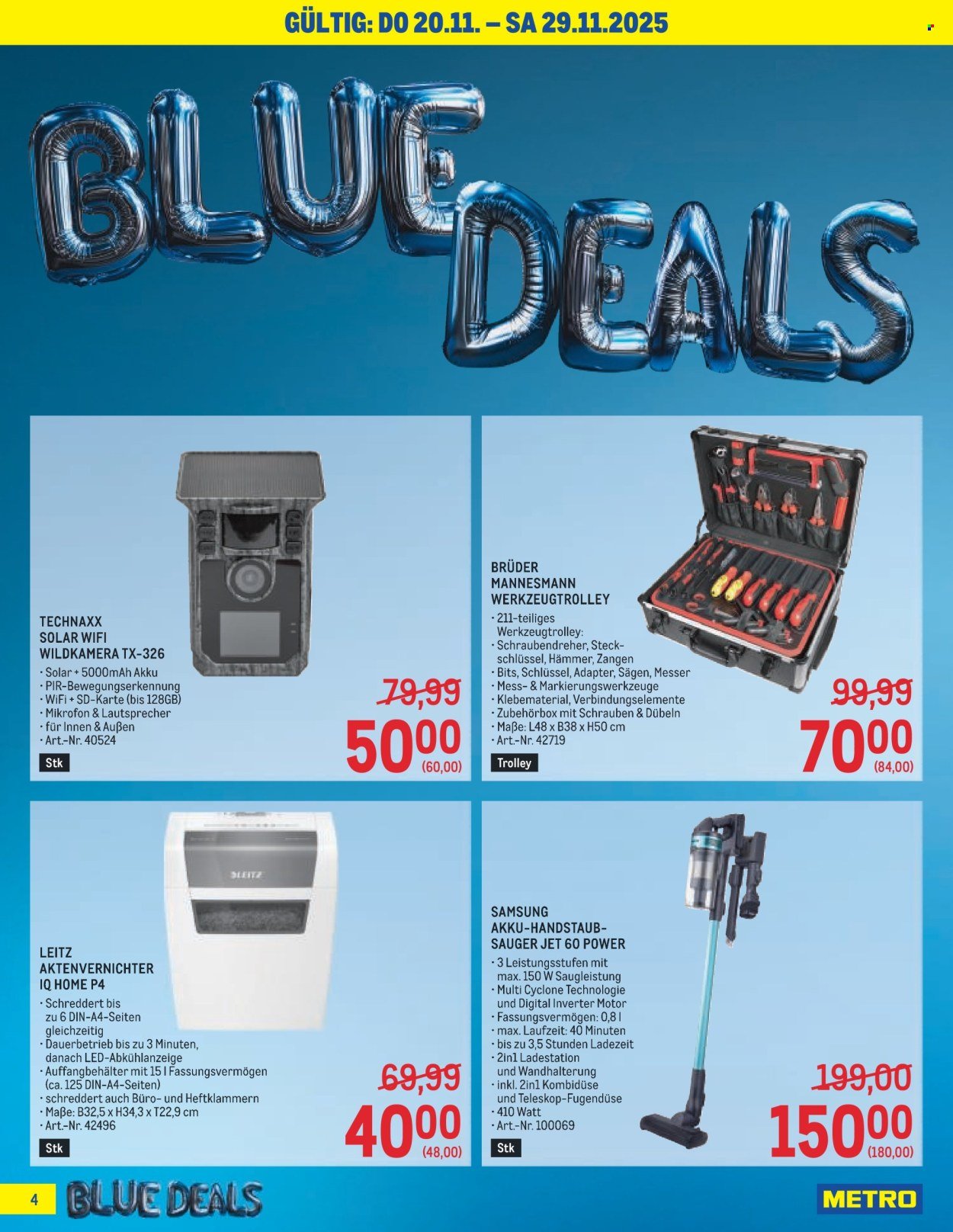 METRO Flugblatt - Blue Deals