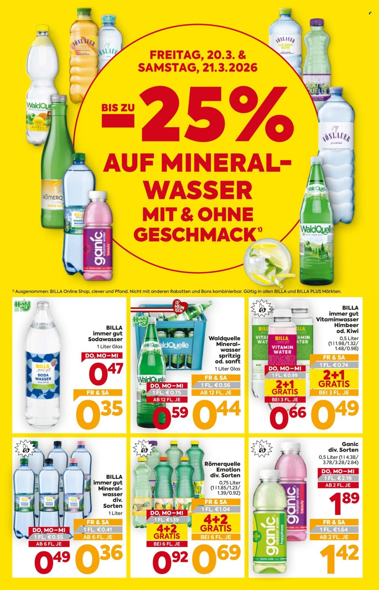 BILLA Flugblatt - Ab Donnerstag, 19.3.2026