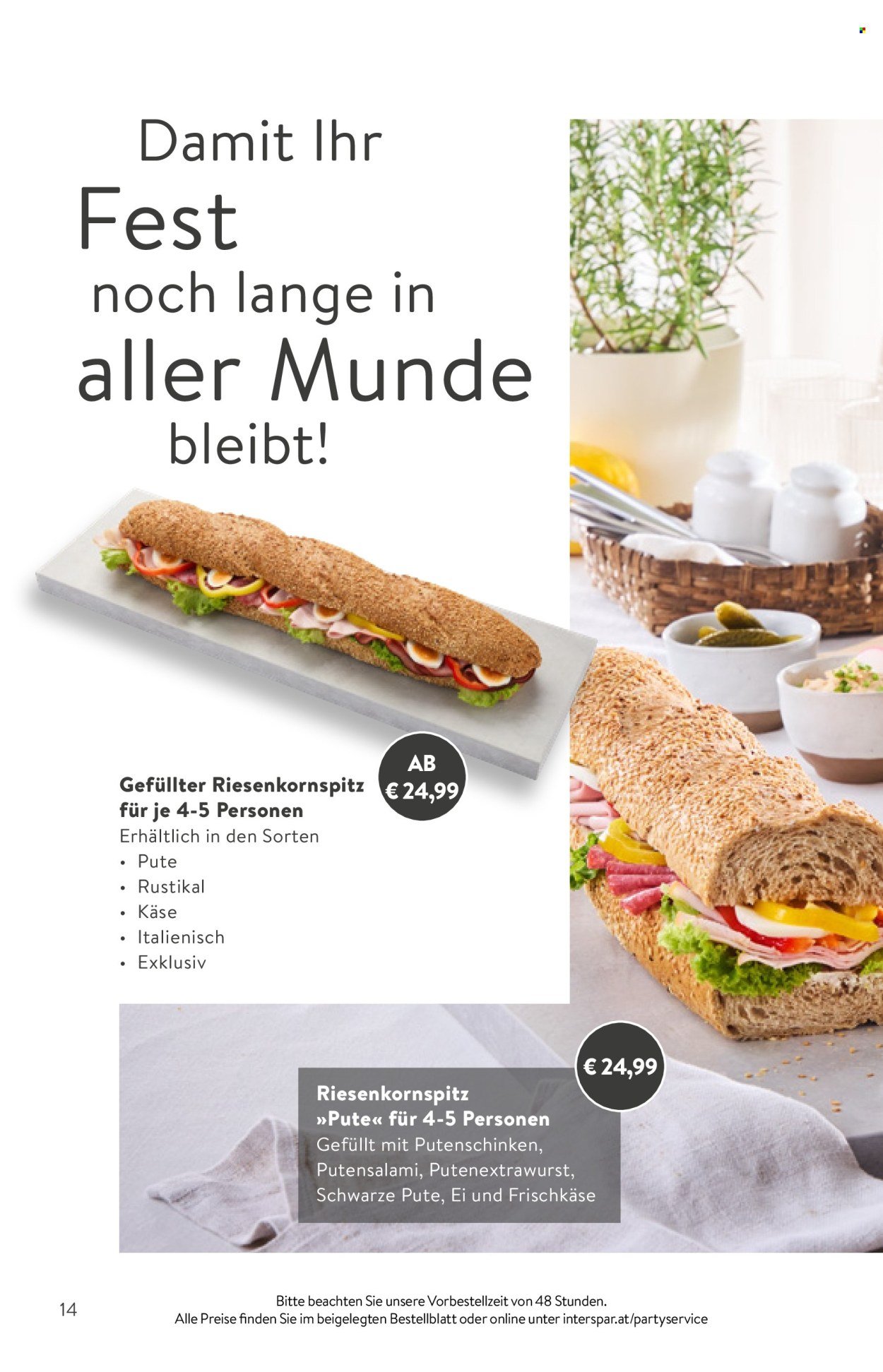 INTERSPAR Flugblatt - Partyservice (2025-10-13)