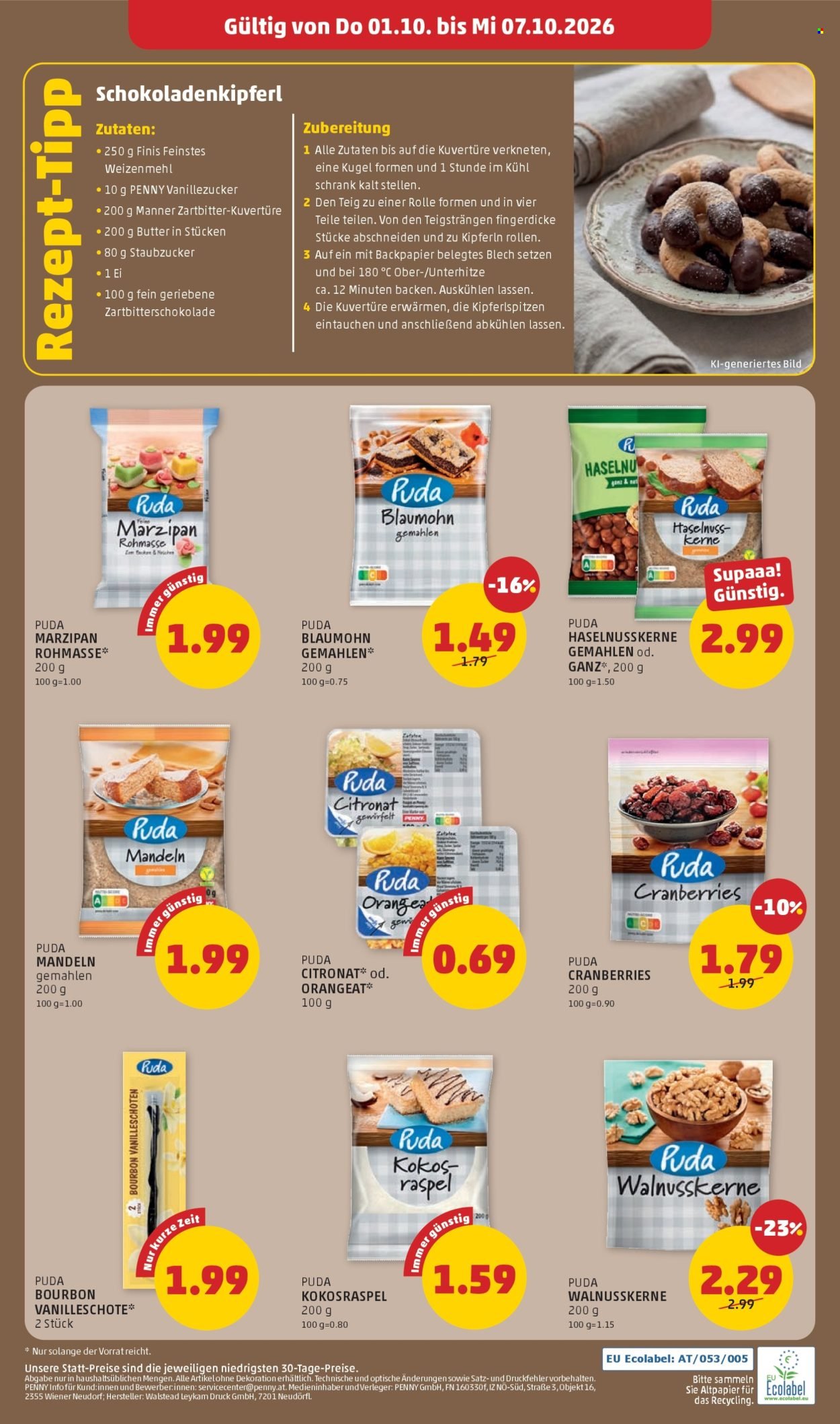 PENNY Flugblatt - Ab Donnerstag, 1.10.2026